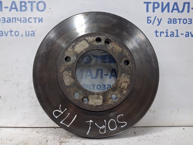 Диск тормозной передний Kia Sorento 2002-2011 BL 2.5 diesel D4CB 517123E500 Б/У