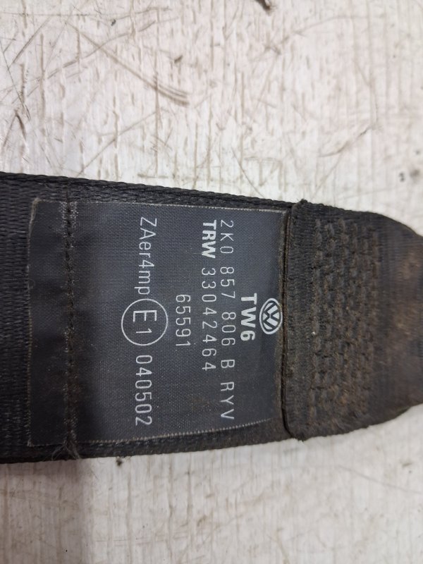 Ремень безопасности передний правый Caddy 2003-2015 2k 1.9 diesel BJB Ремень безопасности передний правый Caddy 2003-2015 2k 1.9 diesel BJB