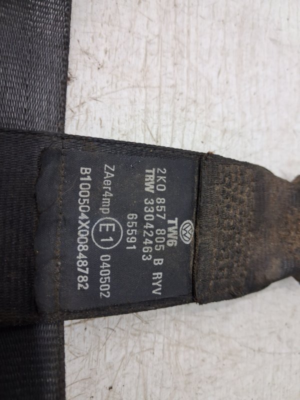 Ремень безопасности передний левый Caddy 2003-2015 2k 1.9 diesel BJB