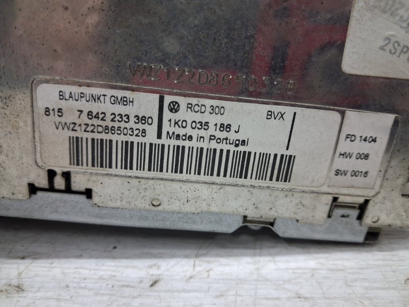 Магнитофон Caddy 2003-2015 2k 1.9 diesel BJB Магнитофон Caddy 2003-2015 2k 1.9 diesel BJB