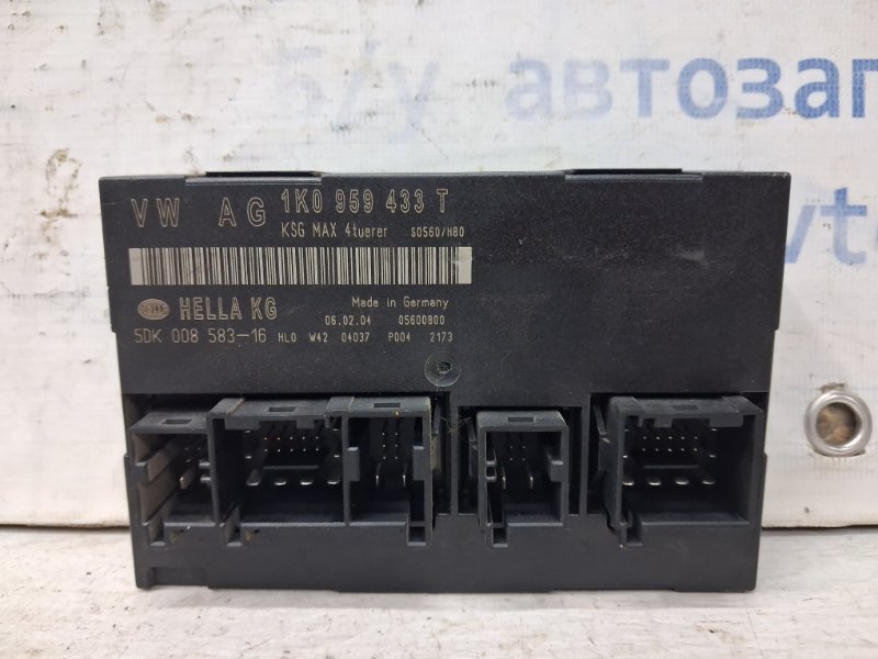 Блок комфорта Volkswagen Caddy 2003-2015 2k 1.9 diesel BJB 1K0959433T Б/У