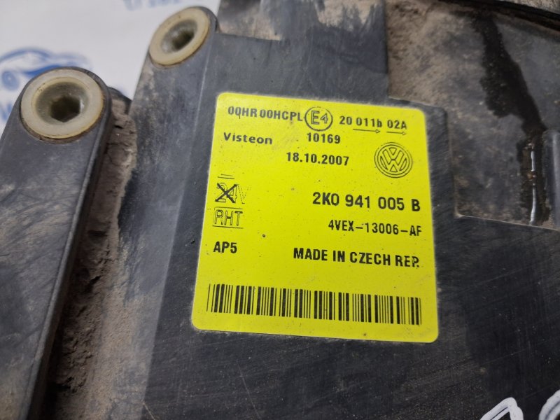 Фара левая галоген Caddy 2003-2015 2k 1.9 diesel BJB