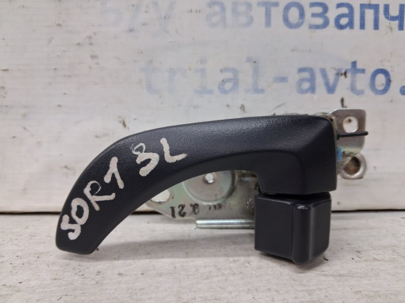 Ручка двери внутреняя задняя левая Kia Sorento 2002-2011 BL 2.5 diesel D4CB 836103E000WK Б/У