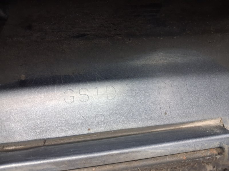 Накладка порога внешняя левая 6 2007-2013 GH 2.5 бензин L5-VE