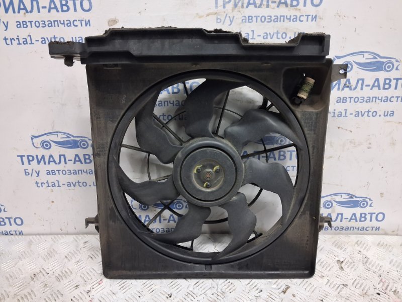 Диффузор с вентилятором радиатора Hyundai Santa fe 2012-2019 DM 2.2 diesel D4HB 253802B700 Б/У