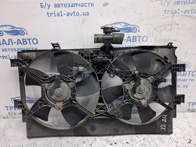 Диффузор с вентилятором радиатора Outlander 2007-2012 XL 2.4 бензин 4b12