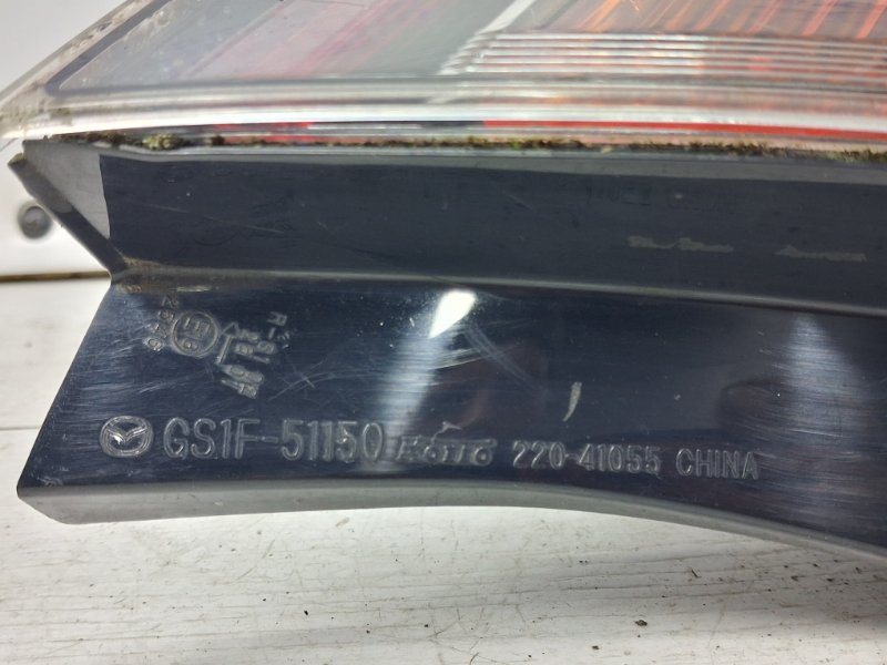 Фонарь задний внешний левый 6 2007-2013 GH 2.5 бензин L5-VE Фонарь задний внешний левый 6 2007-2013 GH 2.5 бензин L5-VE