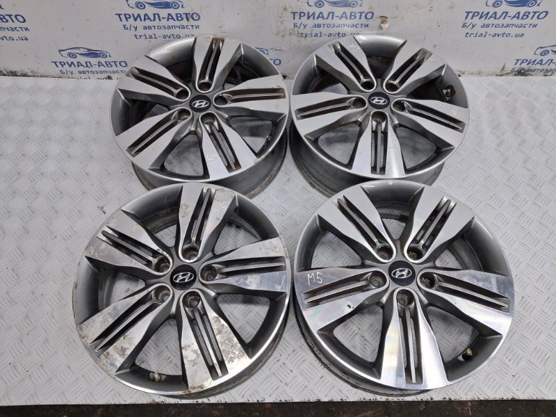 Диски титан комплект R18 Hyundai IX35 2009-2015 LM 1.7 diesel D4FD 529102S710 Б/У
