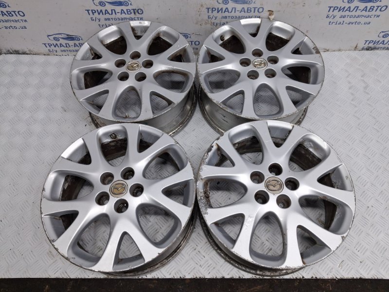 Запчасть диски титан комплект r18 Mazda 6 2007-2013 GH 2.5 бензин L5-VE 9965097580 Б/У Диски титан комплект R18 Mazda 6 2007-2013 GH 2.5 бензин L5-VE 9965097580 Б/У