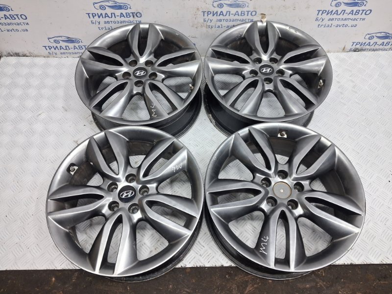 Диски титан комплект R19 Hyundai Santa fe 2012-2019 DM 2.2 diesel D4HB 529102W195 Б/У