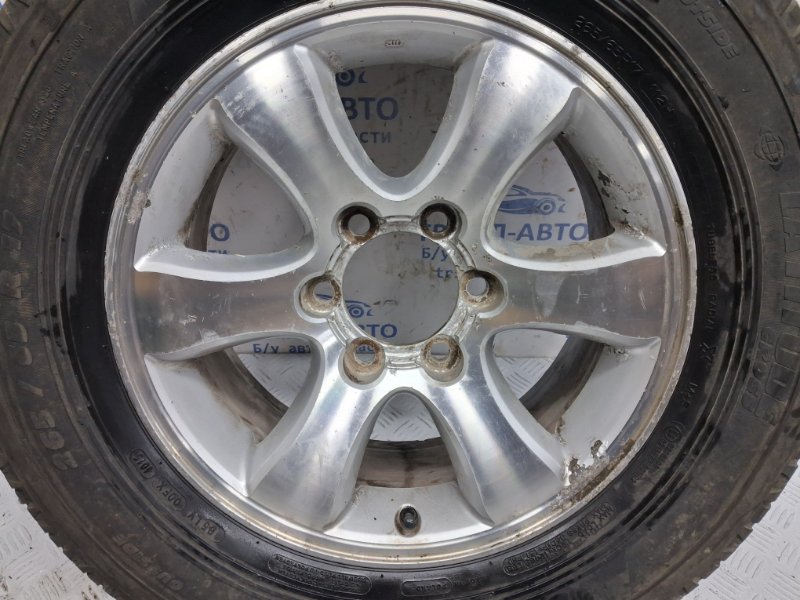 Запаска с резиной Prado 2002-2009 J120 3.0 Diesel 1KDFTV