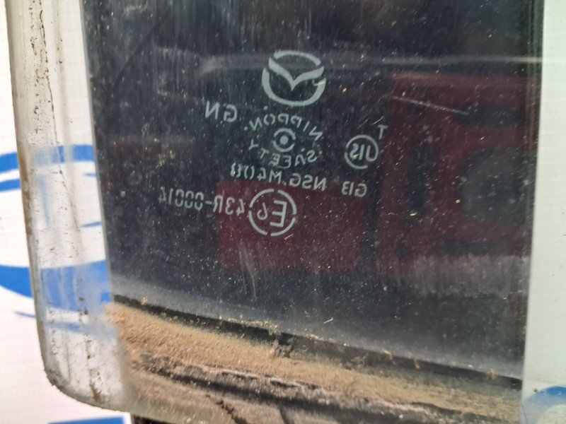 Стекло двери заднее правое Mazda 6 GH 2.5 бензин L5-VE Стекло двери заднее правое Mazda 6 GH 2.5 бензин L5-VE
