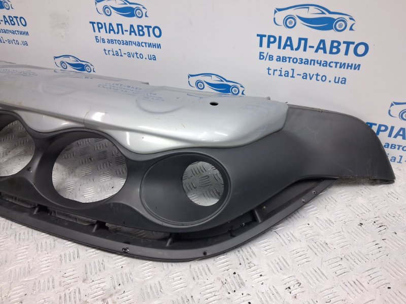 Решетка бампера (губа с круглыми заборниками) Juke 2010-2019 F15 1.6 turbo MR16DDT