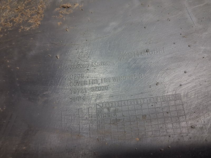 Подкрылок передний правый Korando 2010-2019 C200 2.0 diesel D20Dt