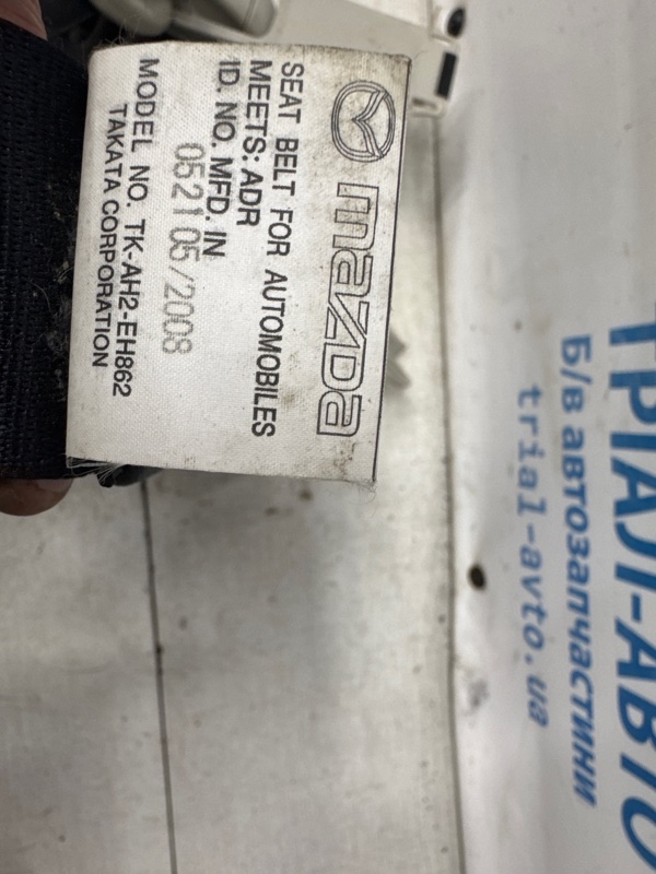 Ремень безопасности передний правый 6 2007-2013 GH 2.5 бензин L5-VE