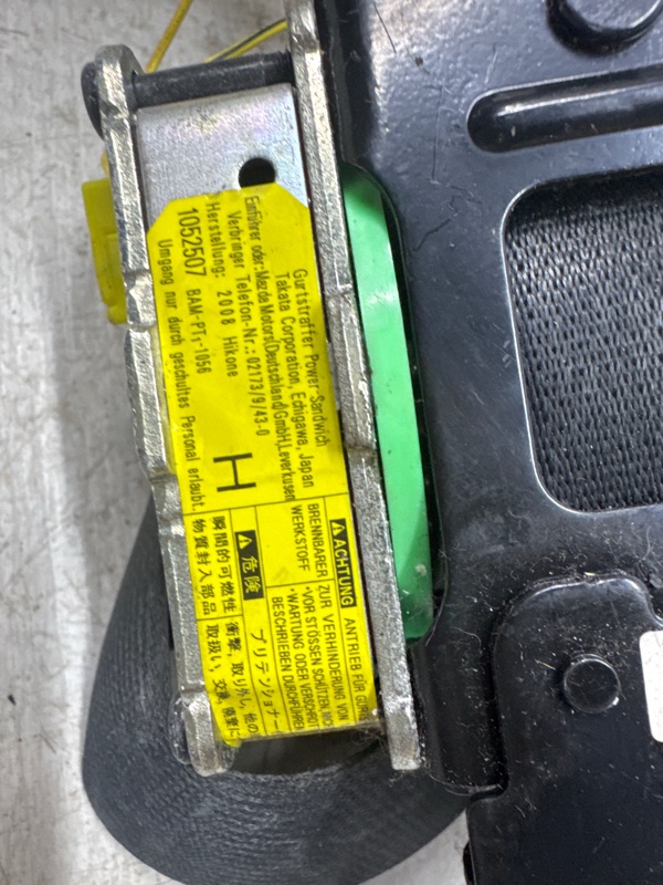 Ремень безопасности передний левый 6 2007-2013 GH 2.5 бензин L5-VE