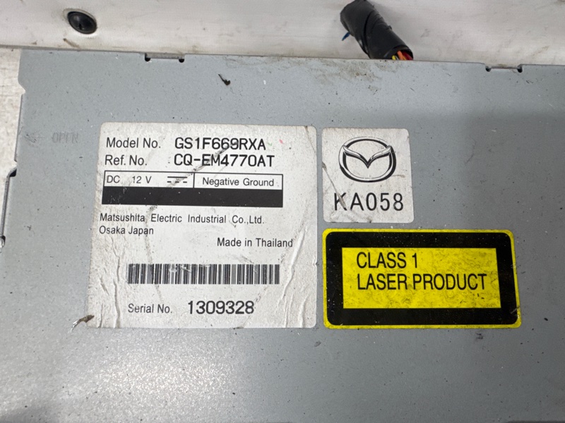 Магнитофон 6 2007-2013 GH 2.5 бензин L5-VE