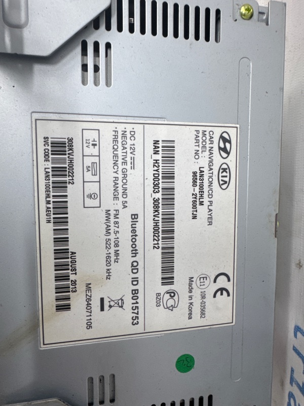 Монитор IX35 2009-2015 LM 1.7 diesel D4FD