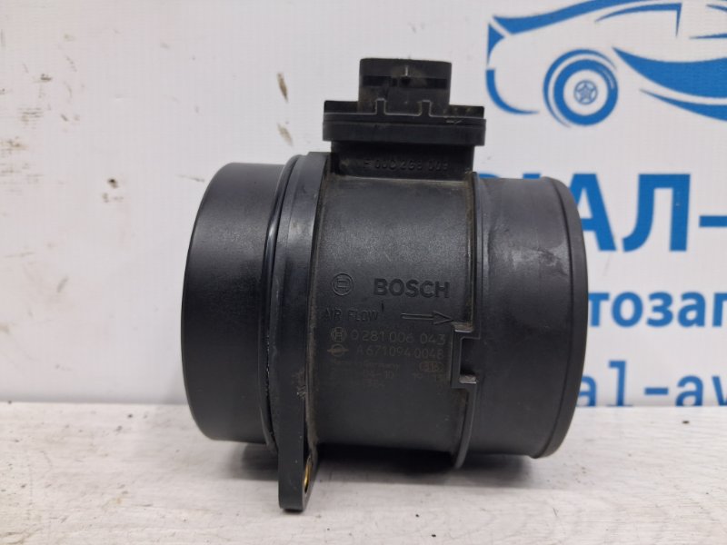 Датчик расхода воздуха SsangYong Korando 2010-2019 C200 2.0 diesel D20Dt 6710940048 Б/У