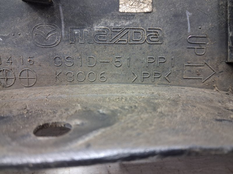 Накладка крыла задняя левая 6 2007-2013 GH 2.5 бензин L5-VE