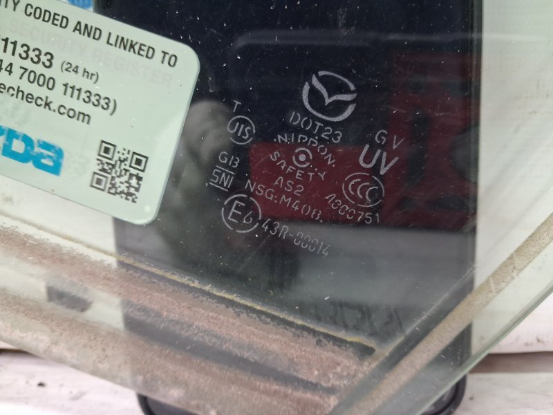 Стекло двери переднее левое Mazda 6 GJ 2.2 diesel