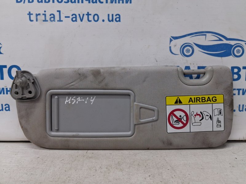 Козырек солнцезащитный левый Hyundai Santa fe 2012-2019 DM 2.2 diesel D4HB 852102W570OM Б/У