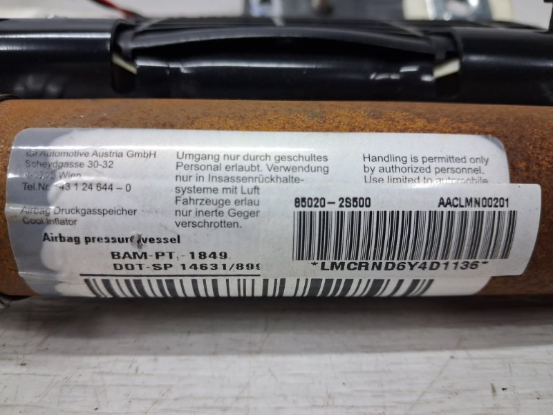 Airbag потолка(шторка) правый IX35 2009-2015 LM 1.7 diesel D4FD