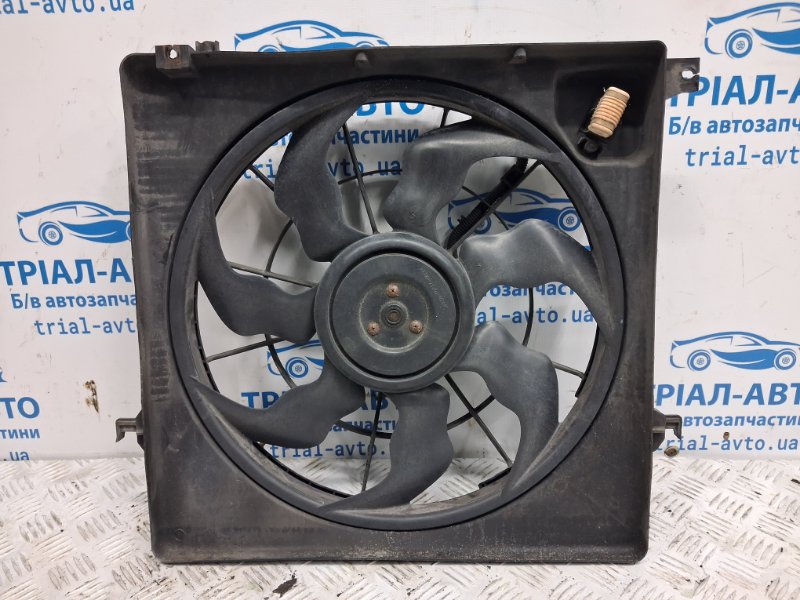 Диффузор с вентилятором радиатора Hyundai Santa fe 2005-2012 CM 2.2 diesel D4HB 253802B701 Б/У