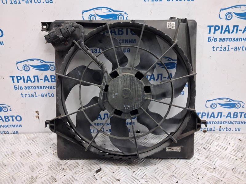 Диффузор с вентилятором радиатора Santa fe 2005-2012 CM 2.2 diesel D4HB