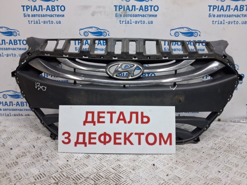 Решетка радиатора Hyundai I30 2011-2017 GD 1.6 diesel D4FB 86350A6010 Б/У
