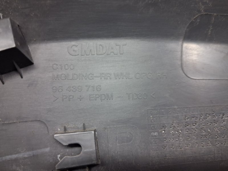 Накладка крыла задняя правая Captiva 2006-2018 C140 2.2 diesel Z22D1