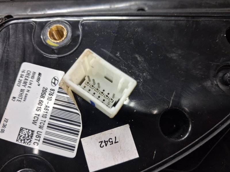 Зеркало левое I30 2011-2017 GD 1.6 diesel D4FB