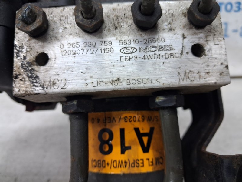 Блок abs Santa fe 2005-2012 CM 2.2 diesel D4HB