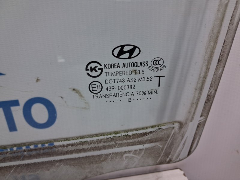Стекло двери переднее левое Hyundai Santa fe CM 2.2 diesel D4HB