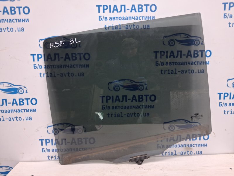 Стекло двери заднее левое Hyundai Santa fe 2005-2012 CM 2.2 diesel D4HB 834112B020 Б/У