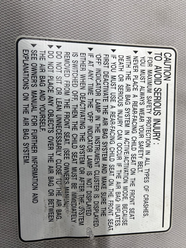 Козырек солнцезащитный правый Santa fe 2005-2012 CM 2.2 diesel D4HB