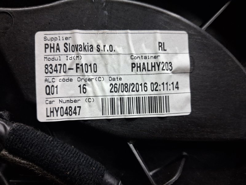 Стеклоподъемник задний левый Sportage 2015-2022 QL 1.7 diesel D4FD