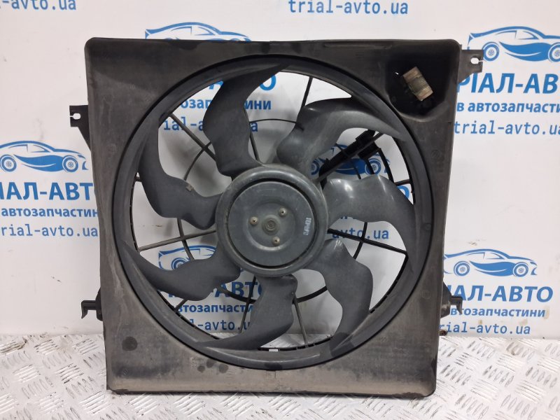 Диффузор с вентилятором радиатора Kia Sportage 2010-2016 SL 1.7 diesel D4FD 253802Y000 Б/У