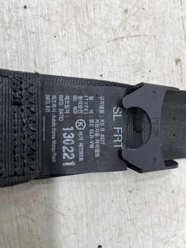 Ремень безопасности передний левый Sportage 2010-2016 SL 1.7 diesel D4FD