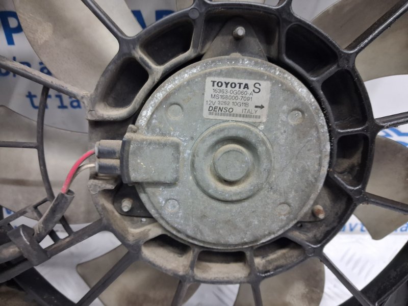 Диффузор с вентилятором радиатора Avensis 2002-2010 T25 2.2 diesel 2ADFTV