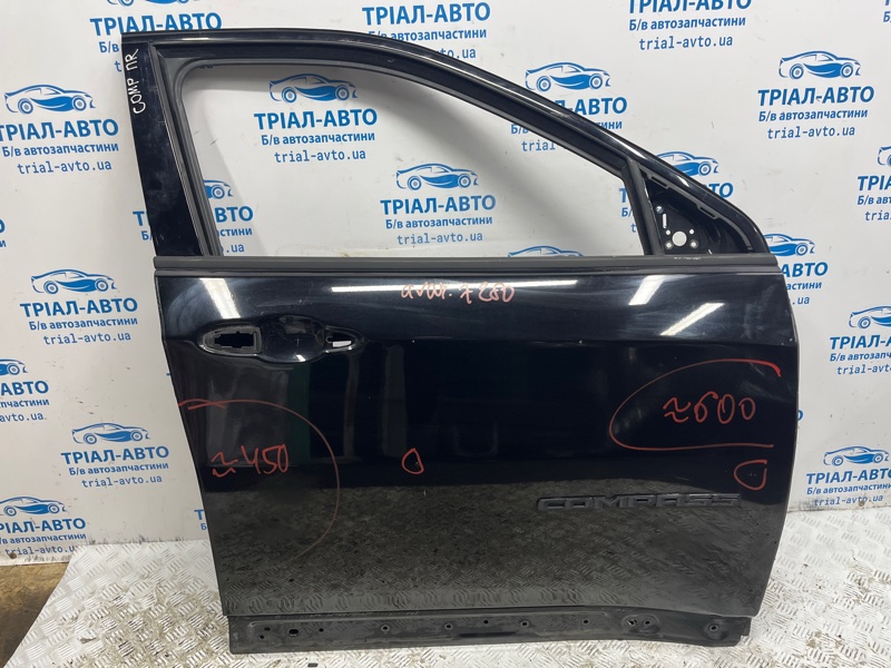 Дверь передняя правая Jeep Compass 2016-2020 MP 2.4 бензин EDE 68242542AA Б/У