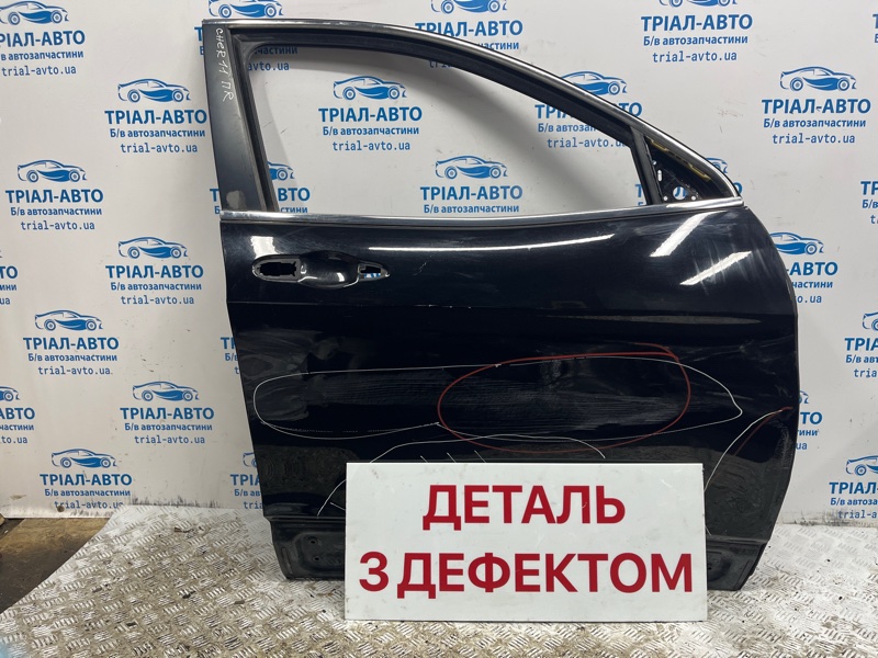 Запчасть дверь передняя правая Jeep Cherokee 2013-2019 KL 3.2 бензин EHK 68110086AC Б/У Дверь передняя правая Jeep Cherokee 2013-2019 KL 3.2 бензин EHK 68110086AC Б/У