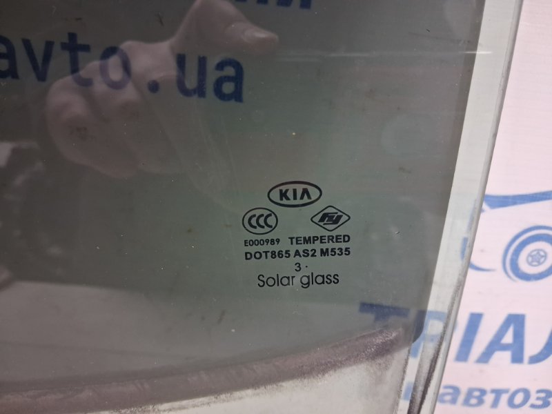 Стекло двери заднее левое Optima 2010-2016 TF 2.4 бензин G4KJ