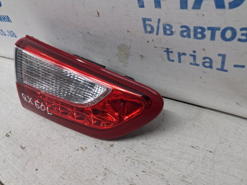 Фонарь задний внутренний левый QX60 2013-2021 L50 3.5 бензин VQ35DE