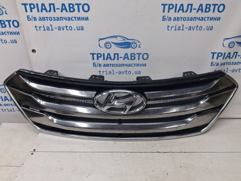 Решетка радиатора Hyundai Santa fe 2012-2019 DM 2.4 бензин G4KJ 863502W010 Б/У