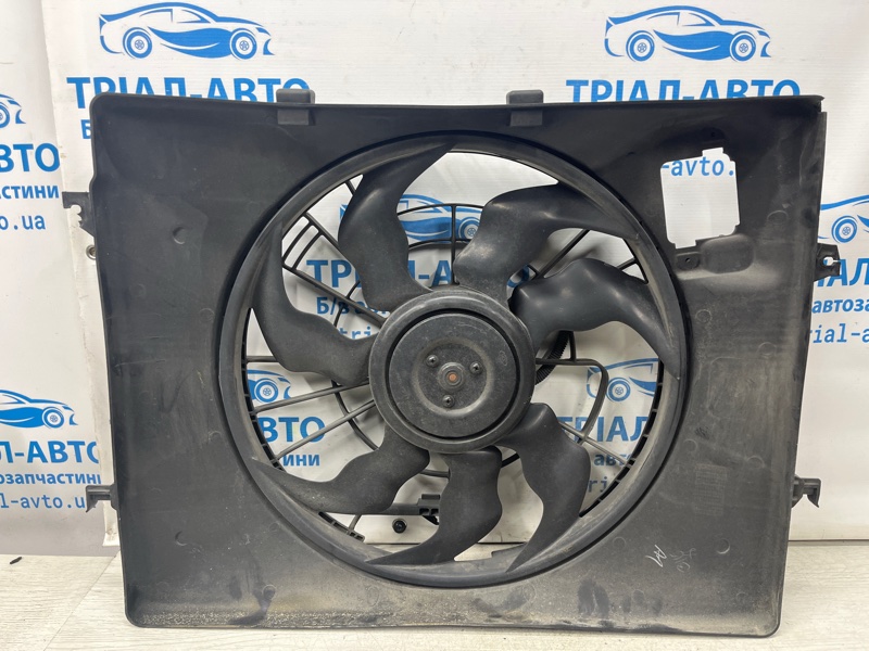 Диффузор с вентилятором радиатора Kia Optima 2010-2016 TF 2.4 бензин G4KJ 253802T500 Б/У