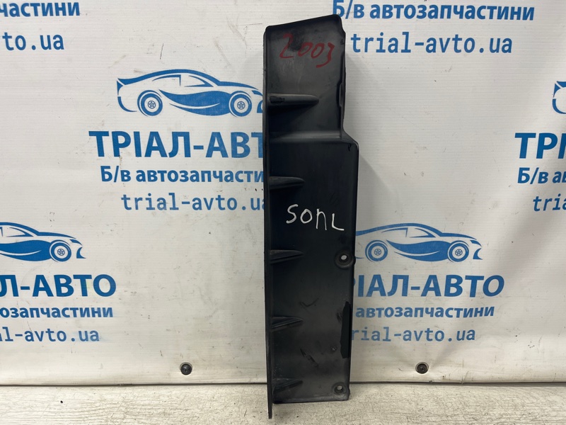Дефлектор радиатора левый Hyundai Sonata 2010-2016 YF 2.4 бензин G4KJ 442EB9AA Б/У