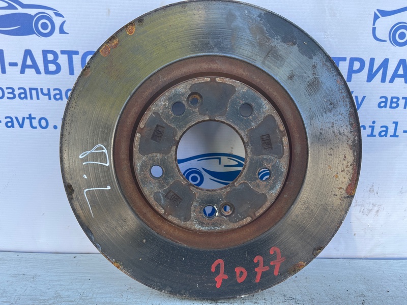 Запчасть диск тормозной передний Hyundai Santa fe 2012-2019 DM 2.4 бензин G4KJ 517124Z000 Б/У Диск тормозной передний Hyundai Santa fe 2012-2019 DM 2.4 бензин G4KJ 517124Z000 Б/У