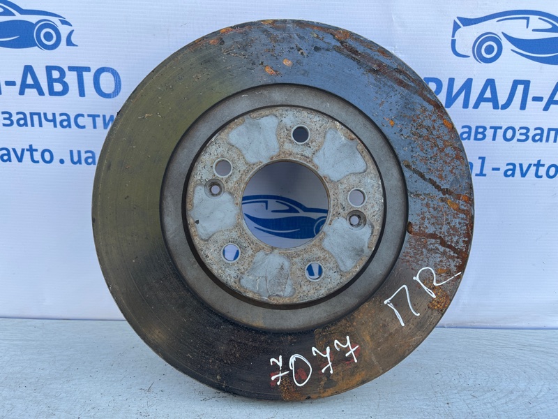 Запчасть диск тормозной передний Hyundai Santa fe 2012-2019 DM 2.4 бензин G4KJ 517124Z000 Б/У Диск тормозной передний Hyundai Santa fe 2012-2019 DM 2.4 бензин G4KJ 517124Z000 Б/У