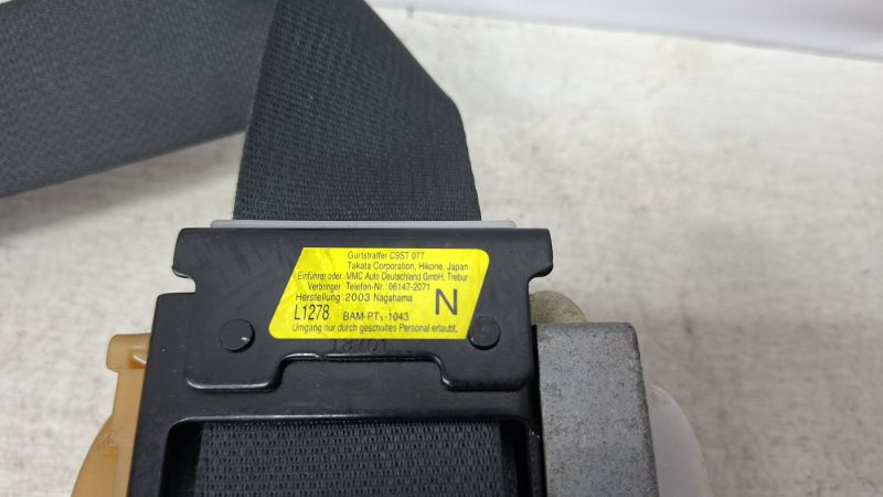 Ремень безопасности передний правый Lancer 2003-2009 9 1.6 Бензин 4G18